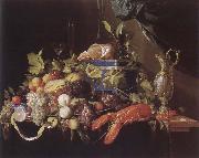 IL Pensionante del saraceni Muse ice national style life with fruits and lobster china oil painting reproduction